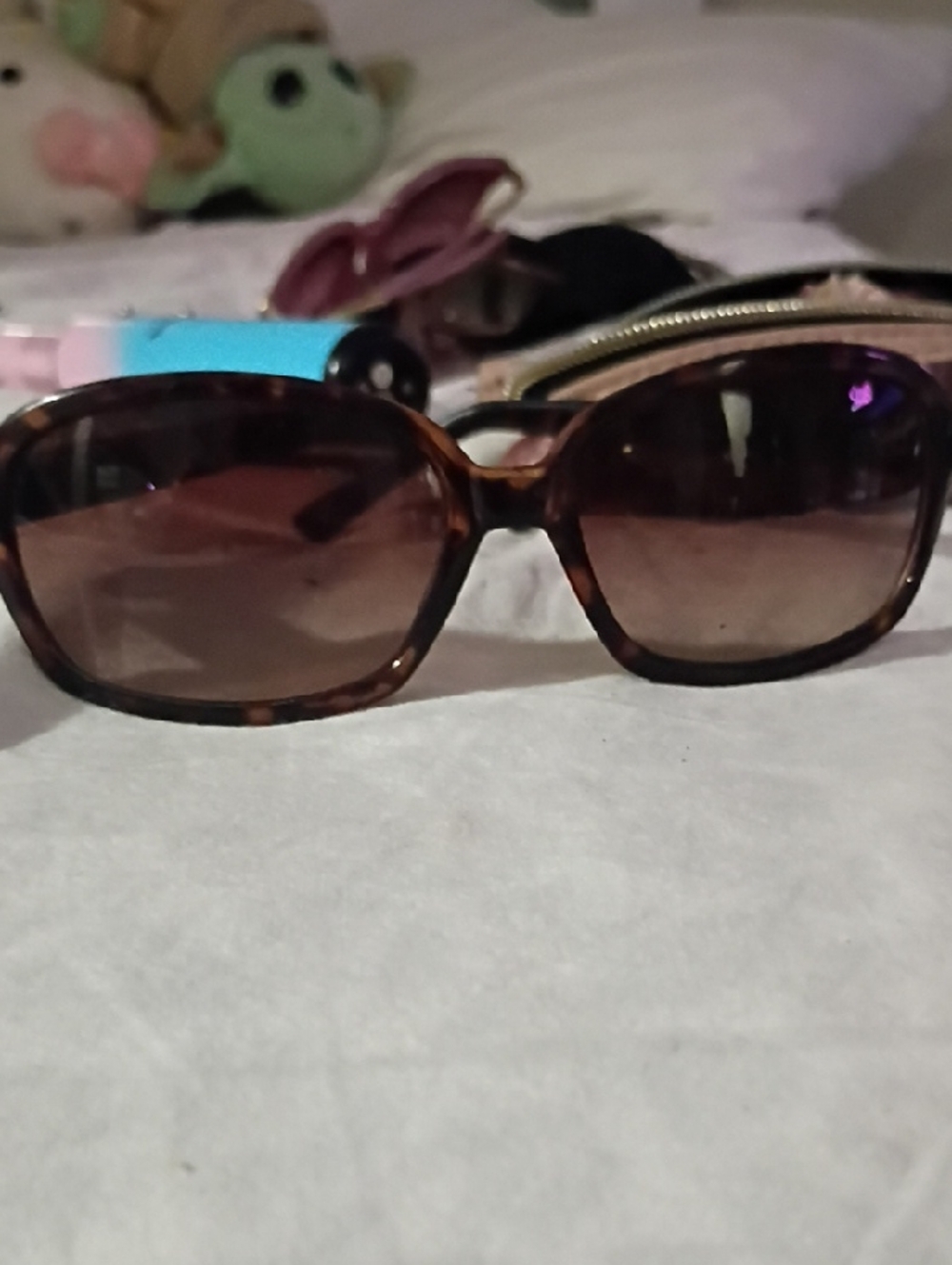 Cole Haan Brown Tortoiseshell Gradient Women's Sunglasses